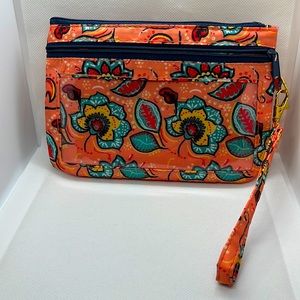 Simply southern dual zipper Phone clutch/Wristlet